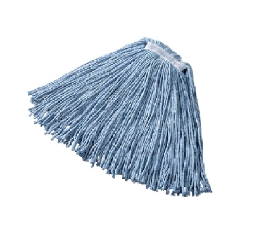 MOP HÚMEDO CHICO DURA PRO, MEZCLA DE EXTREMOS CORTADOS, 1", AZUL