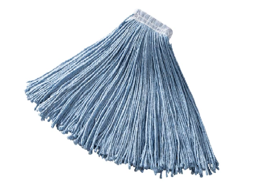 MOP HÚMEDO MEDIANO DURA PRO, MEZCLA DE EXTREMOS CORTADOS, 5", AZUL