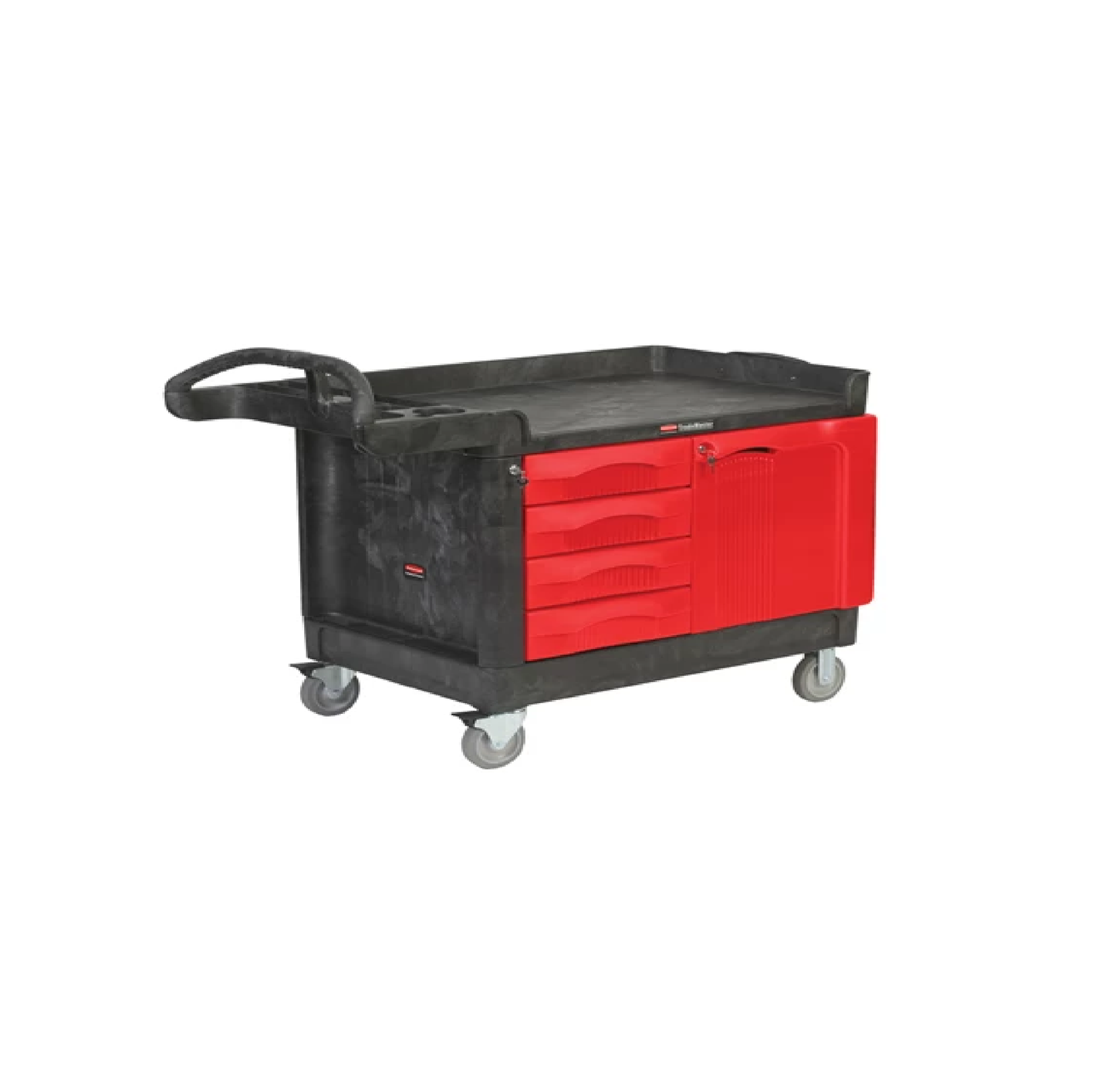 TRADEMASTER® CARRO PEQUEÑO CON 4 CAJONES Y GABINETE