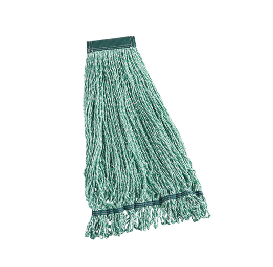 MOP HÚMEDO HILO DE MICROFIBRA GRANDE WEB FOOT® 5", VERDE