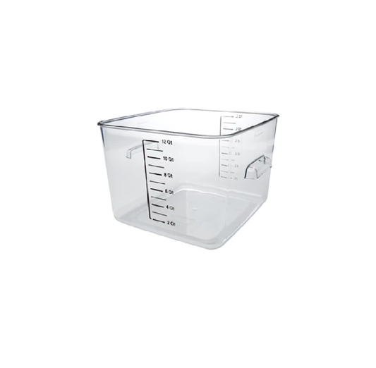 CONTENEDOR CUADRADO AHORRA ESPACIO, 12 QT