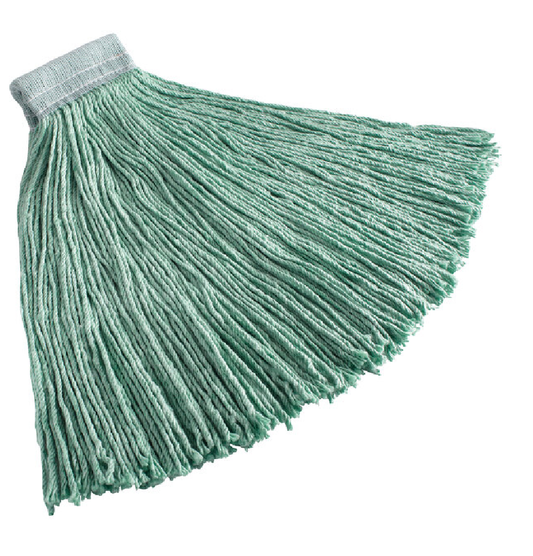 MOP MOJADO DE MATERIAL SINTÉTICO, DIADEMA 5", VERDE