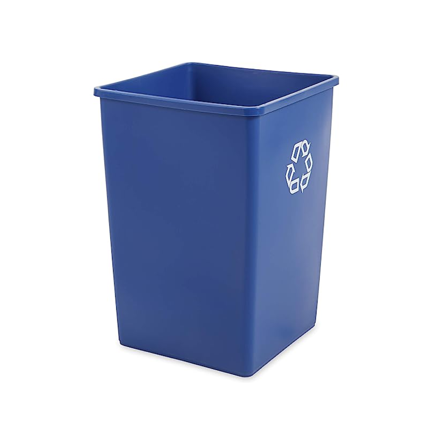 CONTENEDOR CUADRADO UNTOUCHABLE® REVESTIMIENTO, AZUL, 35 GAL