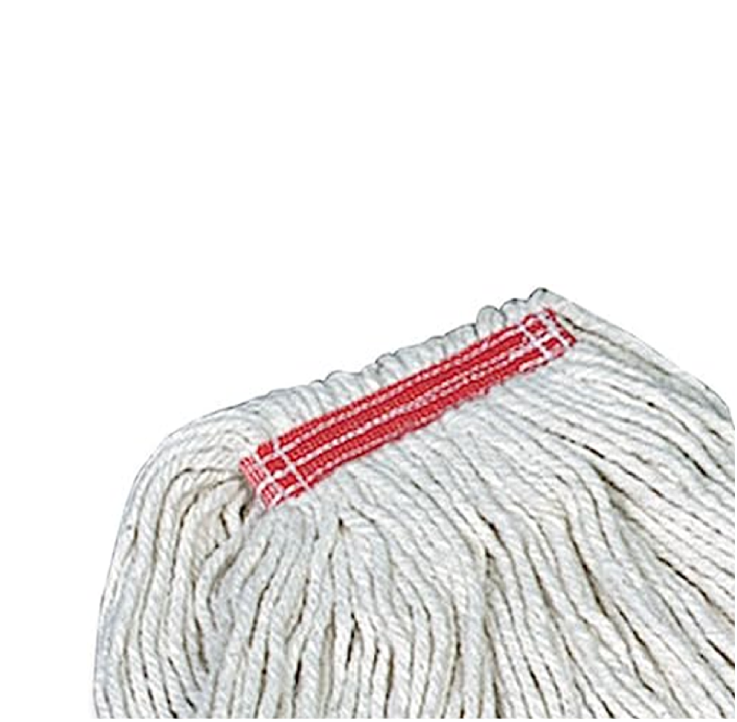 MOP HÚMEDO CHICO DE ALGODÓN VALUE PRO, EXTREMOS CORTADOS, BLANCO, 5"