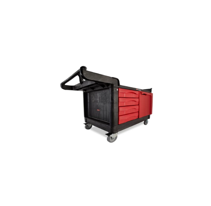 TRADEMASTER® CARRO PEQUEÑO CON 4 CAJONES Y GABINETE