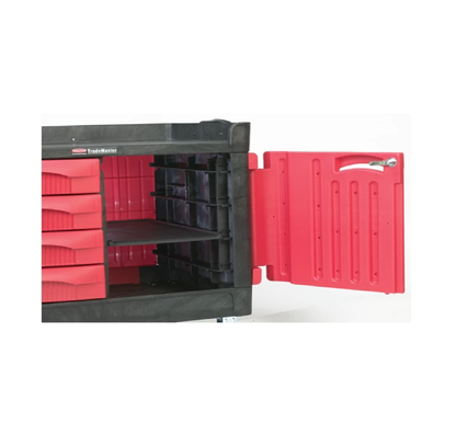 TRADEMASTER® CARRO PEQUEÑO CON 4 CAJONES Y GABINETE