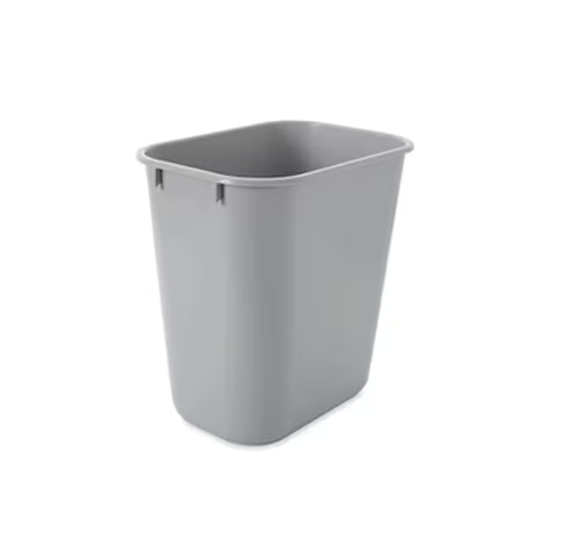 Rubbermaid Cubo de basura pequeño para cocina, baño, cesta de basura debajo  del fregadero, plástico, blanco, 9 galones, 1 unidad (paquete de 1)